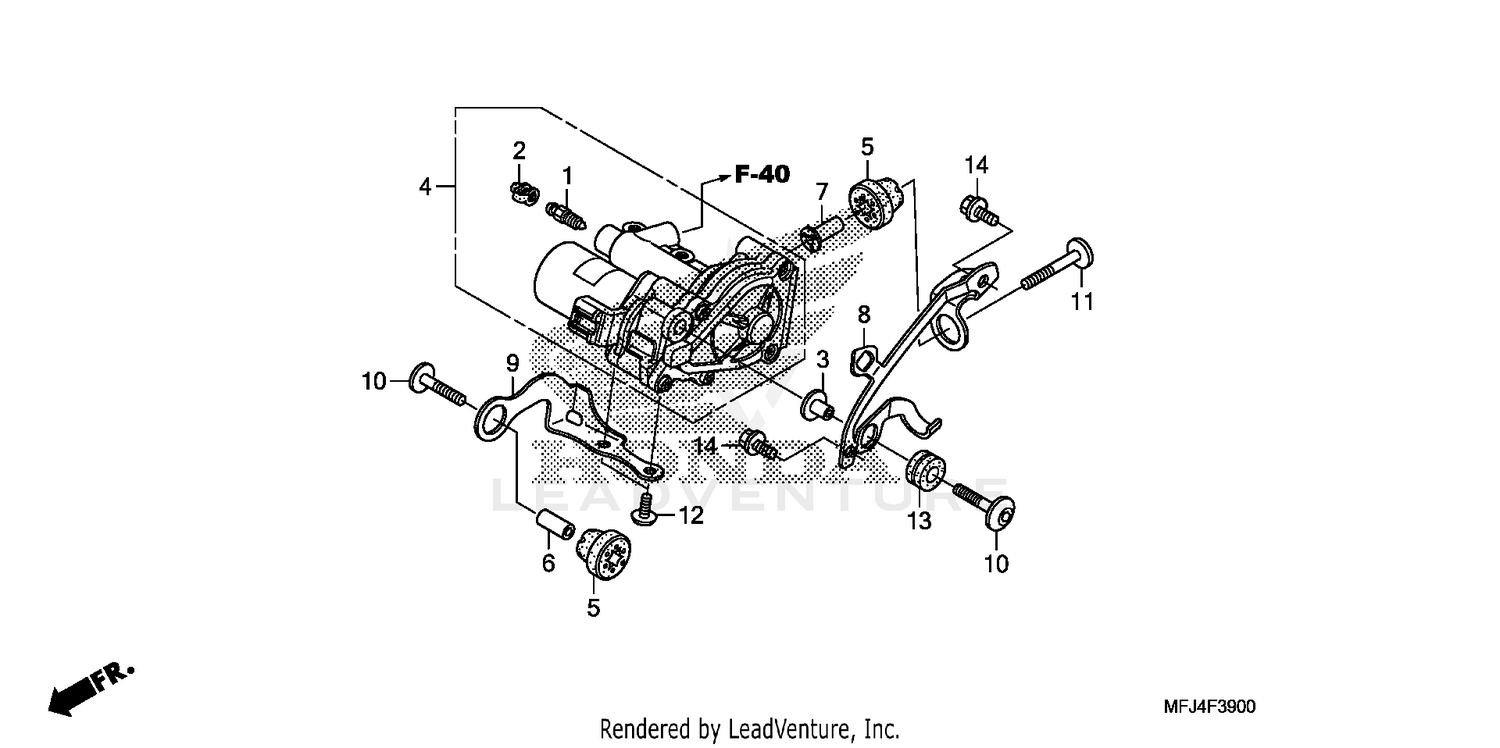 REAR POWER UNIT (CBR600RA)