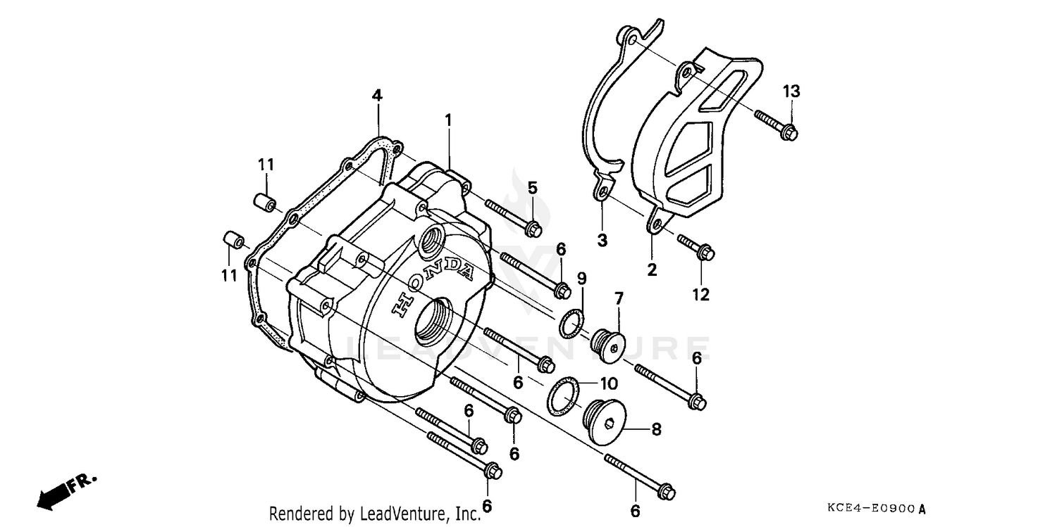LEFT CRANKCASE COVER