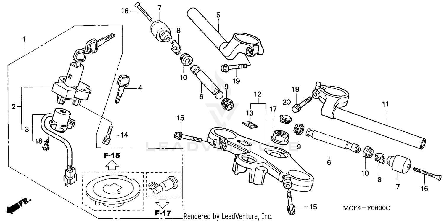 HANDLEBAR + TOP BRIDGE