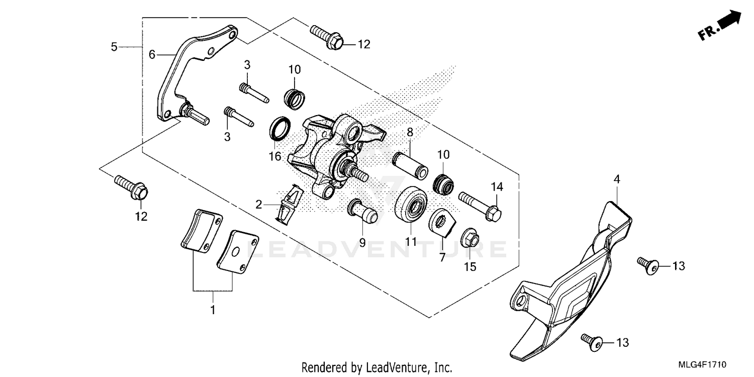 PARKING BRAKE CALIPER