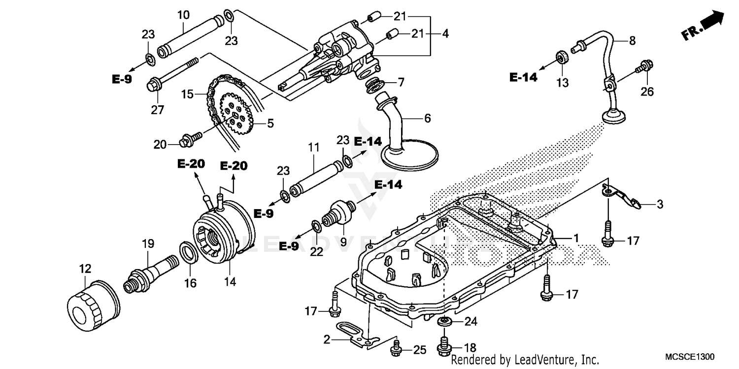 OIL PUMP + OIL PAN