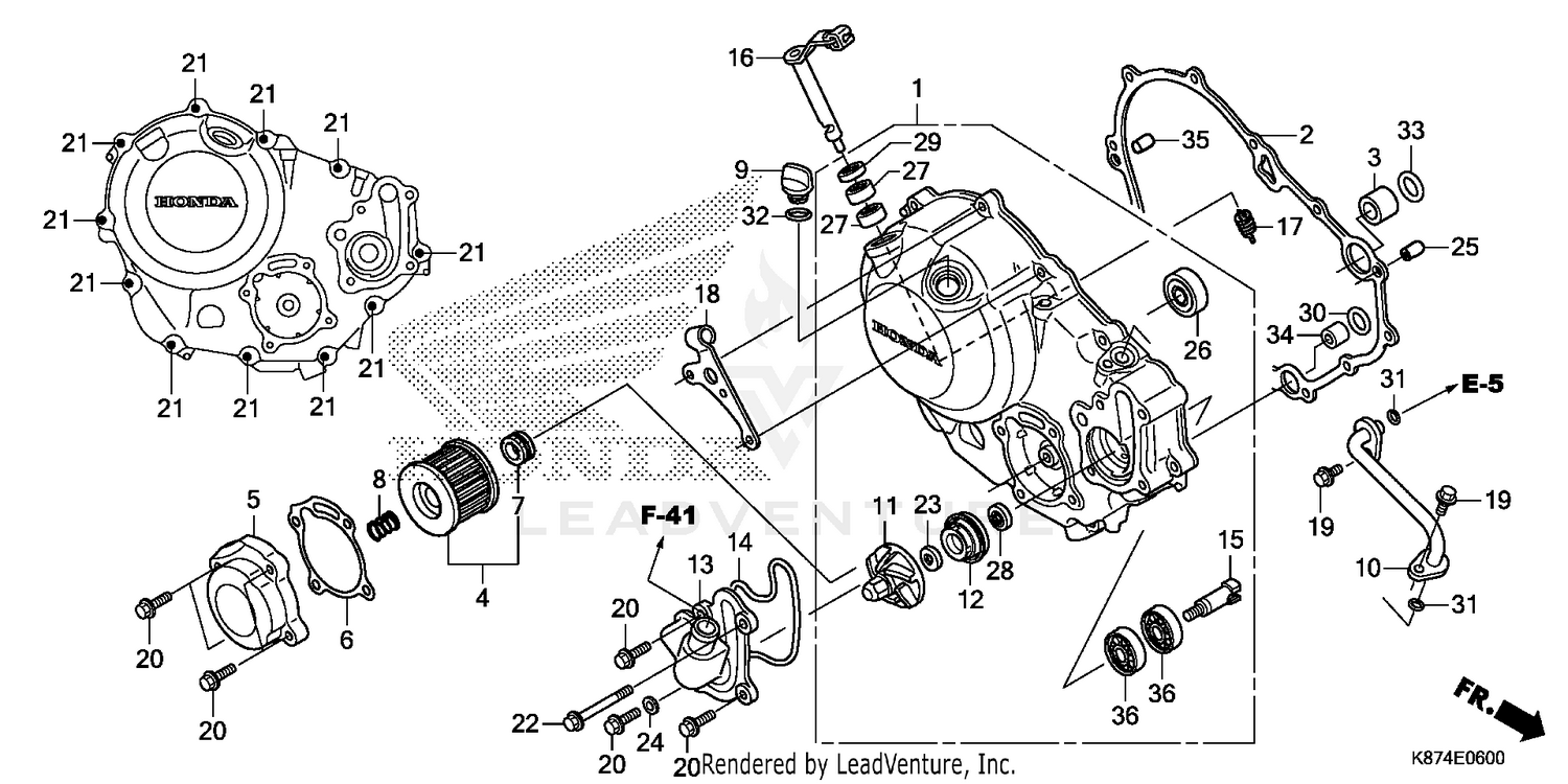 RIGHT CRANKCASE COVER