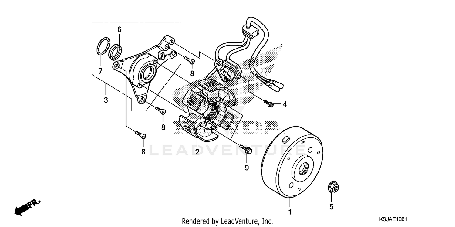 ALTERNATOR (CRF100F)