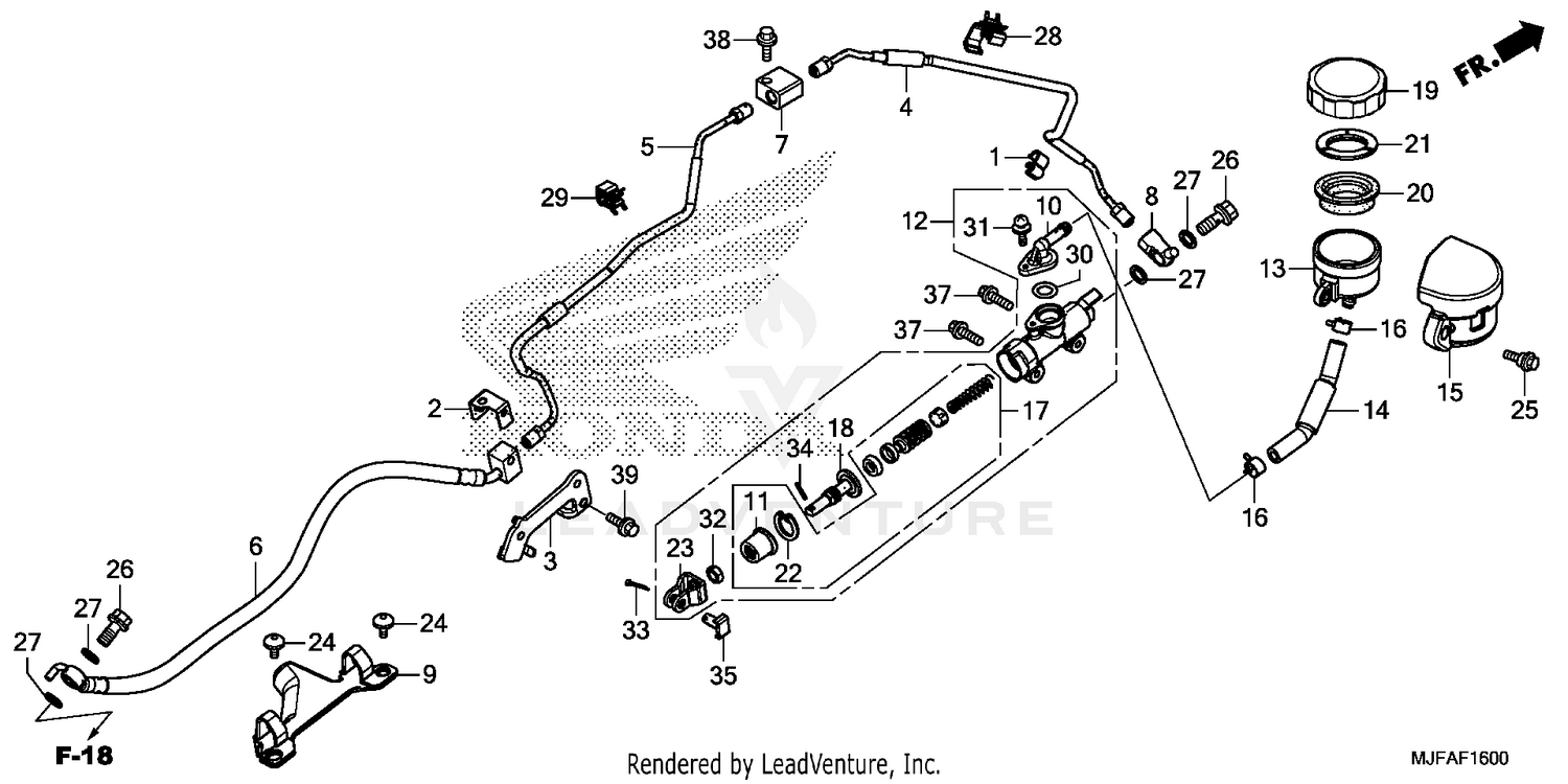 REAR BRAKE MASTER CYLINDER (1)