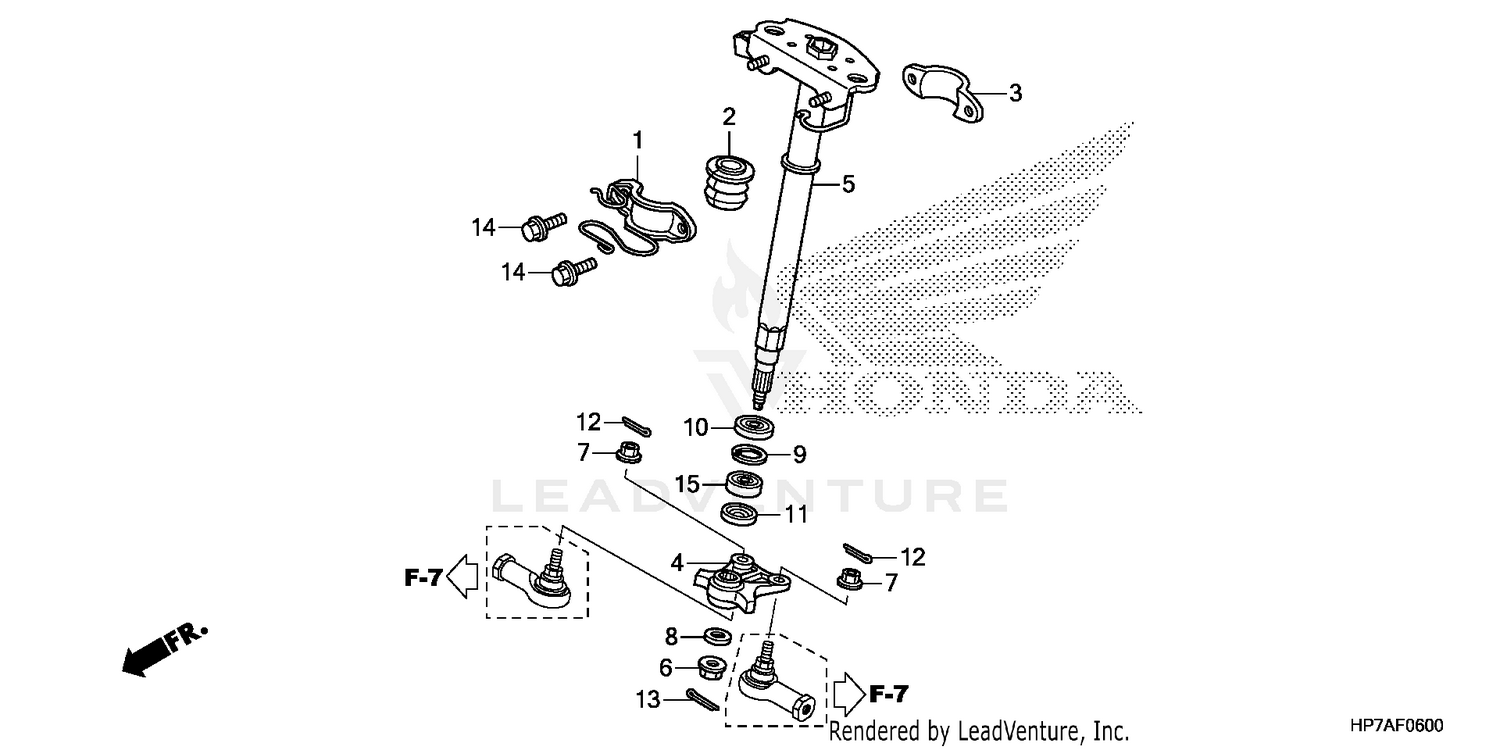 STEERING SHAFT (TRX420FA)