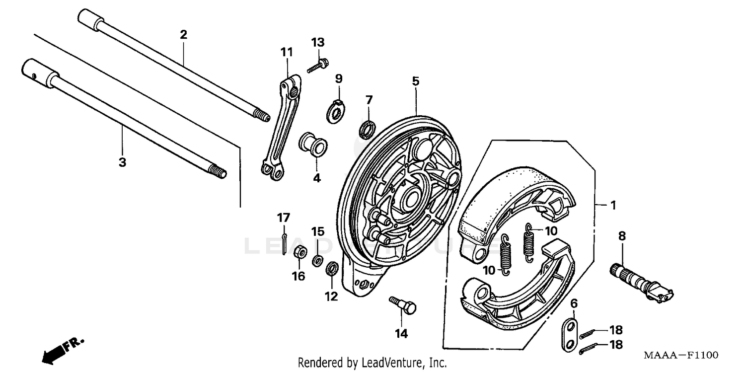 REAR BRAKE PANEL