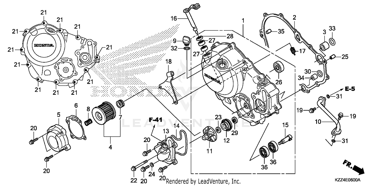 RIGHT CRANKCASE COVER