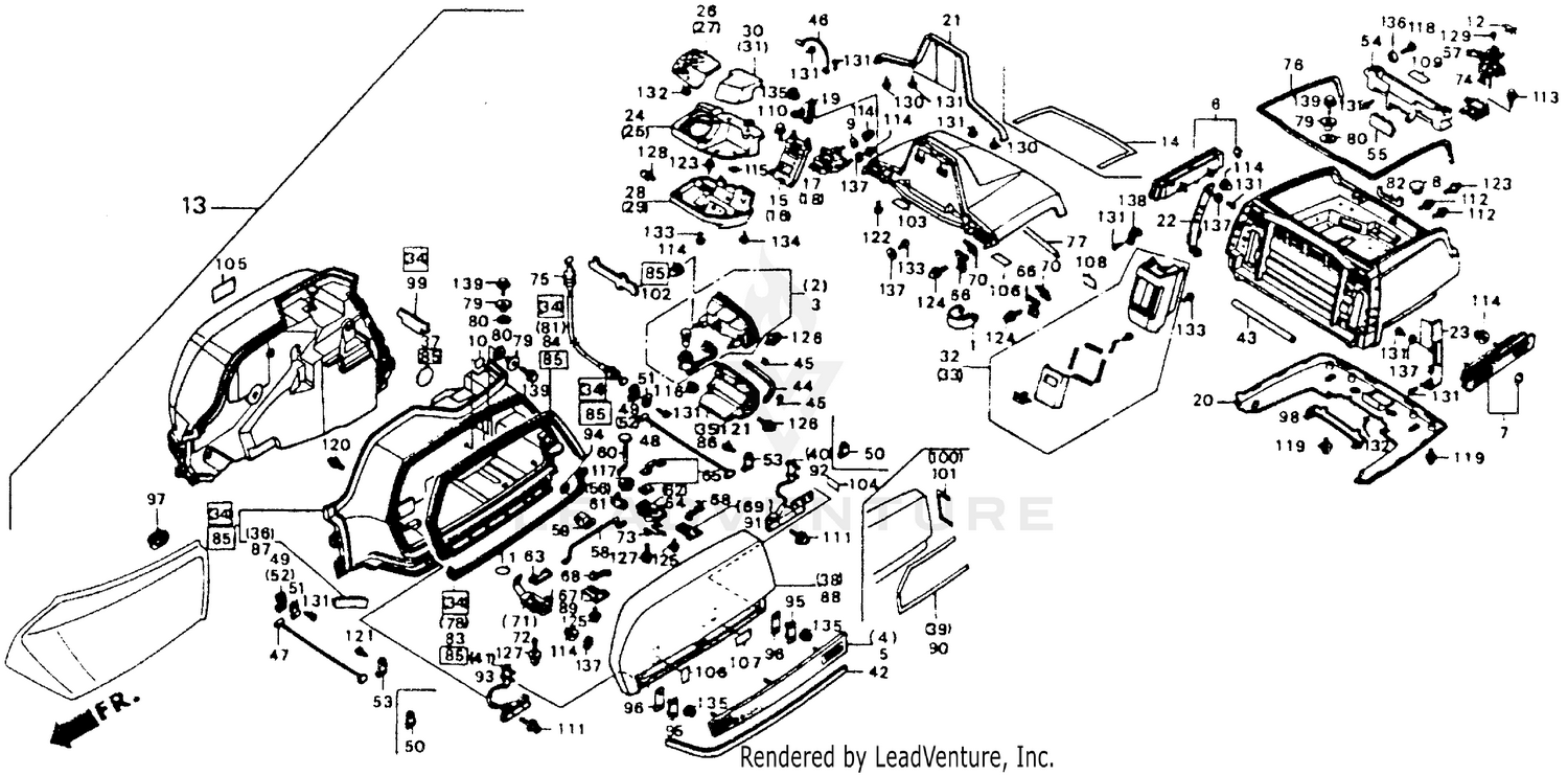 SADDLEBAG&TRUNK SET (1) 92