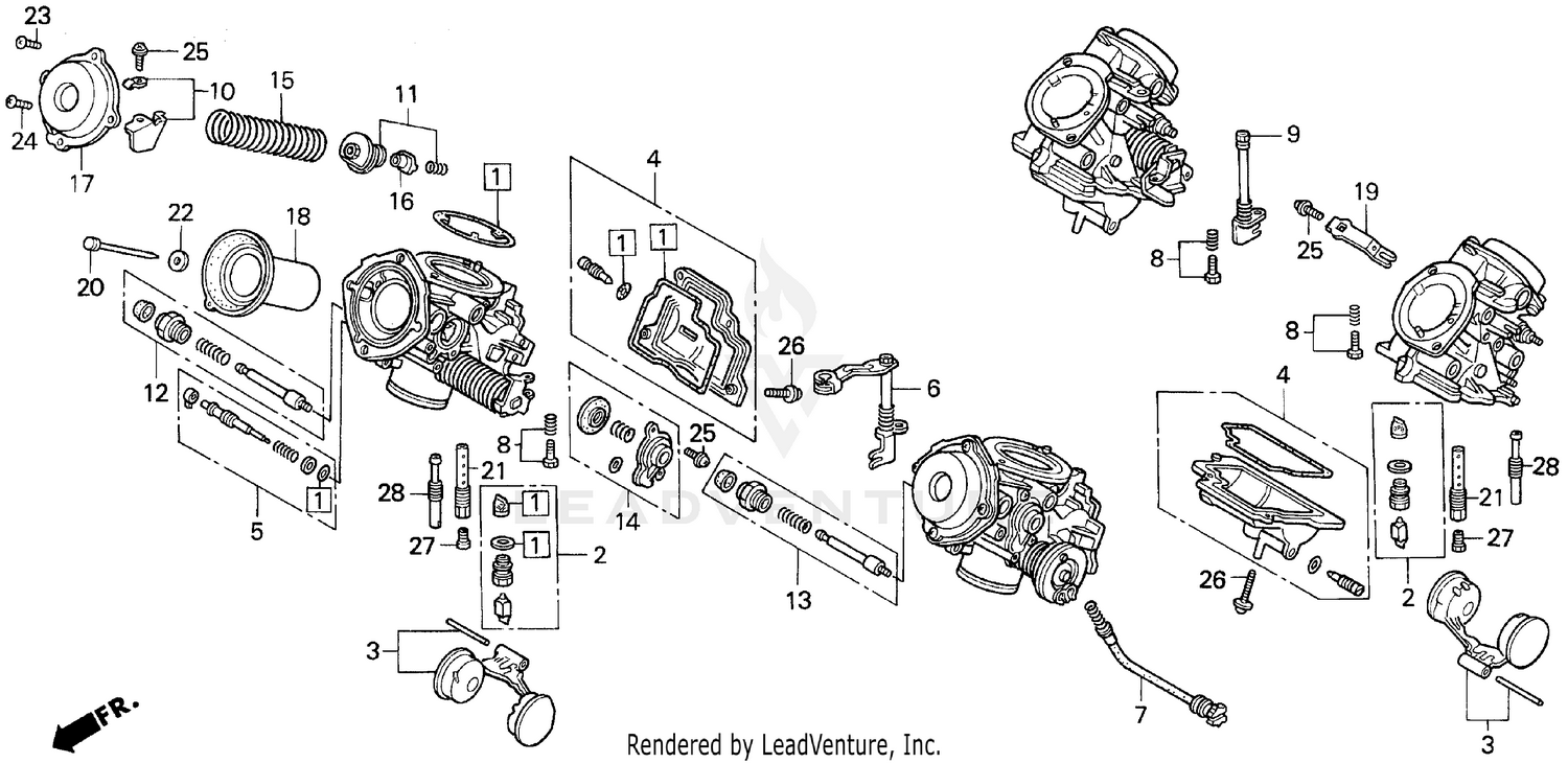 CARBURETOR COMP. 90-93