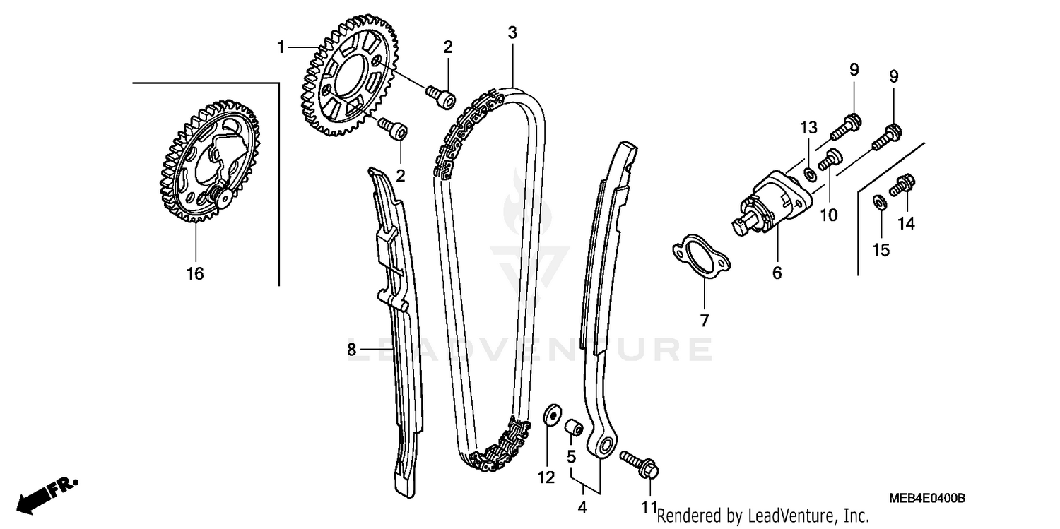CAM CHAIN + TENSIONER