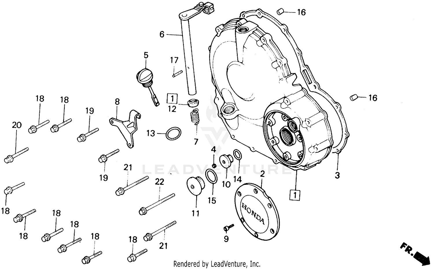 RIGHT CRANKCASE COVER