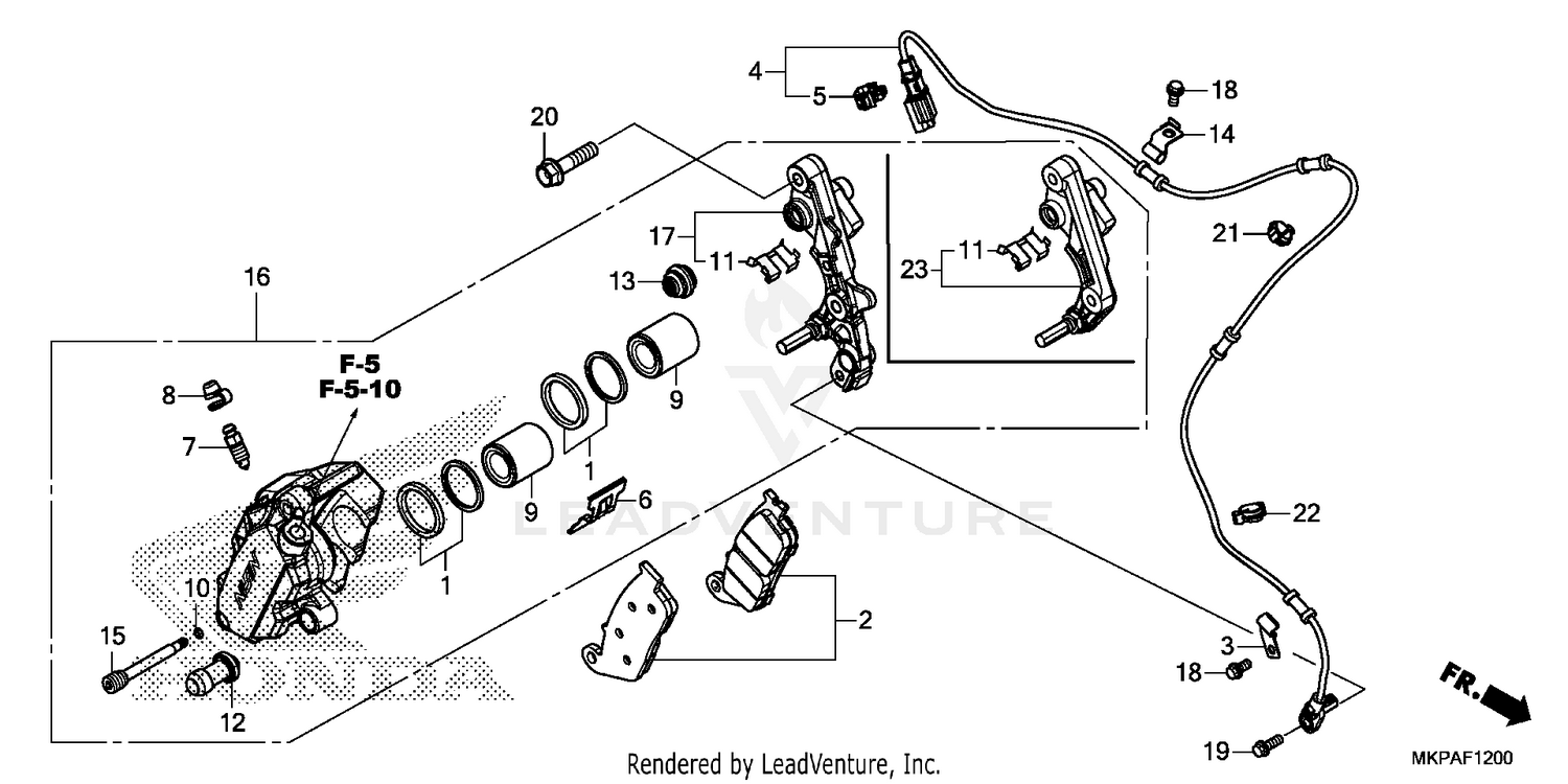 FRONT BRAKE CALIPER (1)