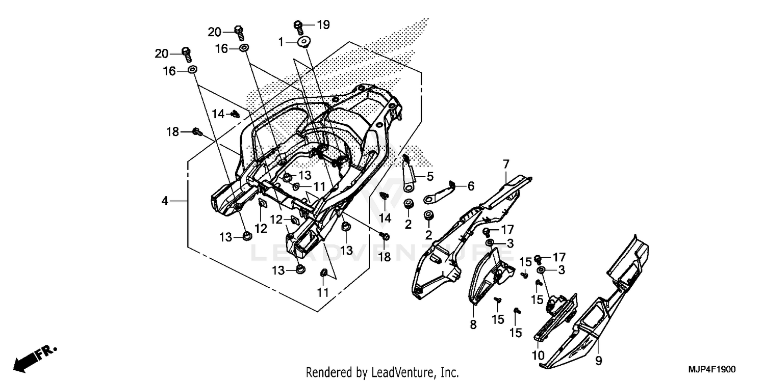 SIDE COVER@REAR CARRIER
