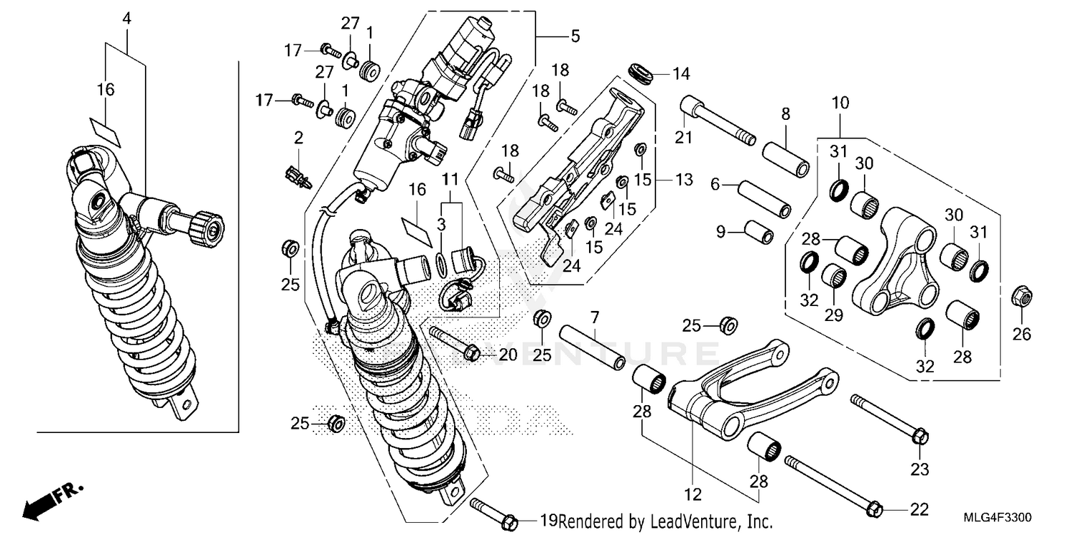REAR SHOCK ABSORBER