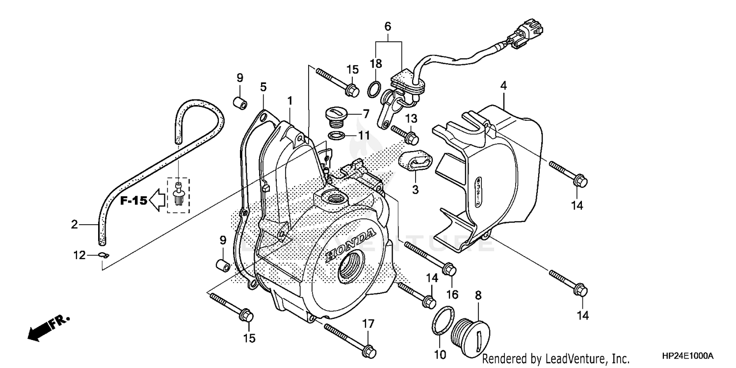 LEFT CRANKCASE COVER