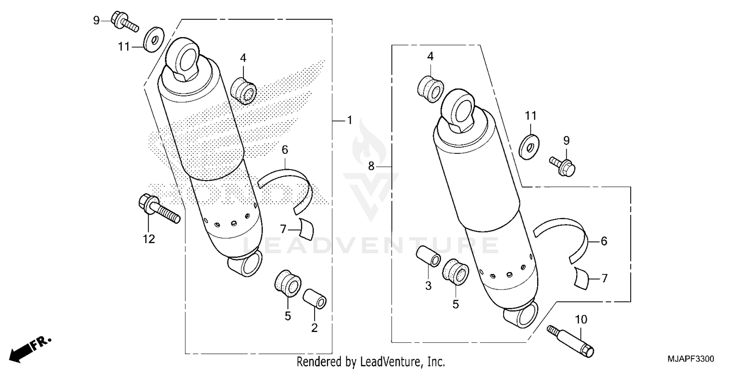 REAR SHOCK ABSORBER (1)