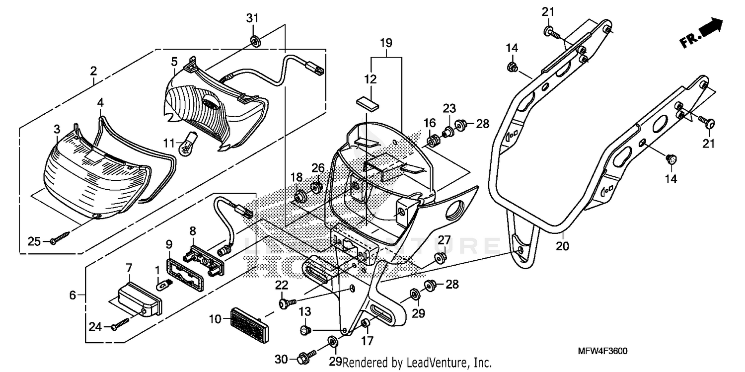 TAILLIGHT@LICENSE LIGHT