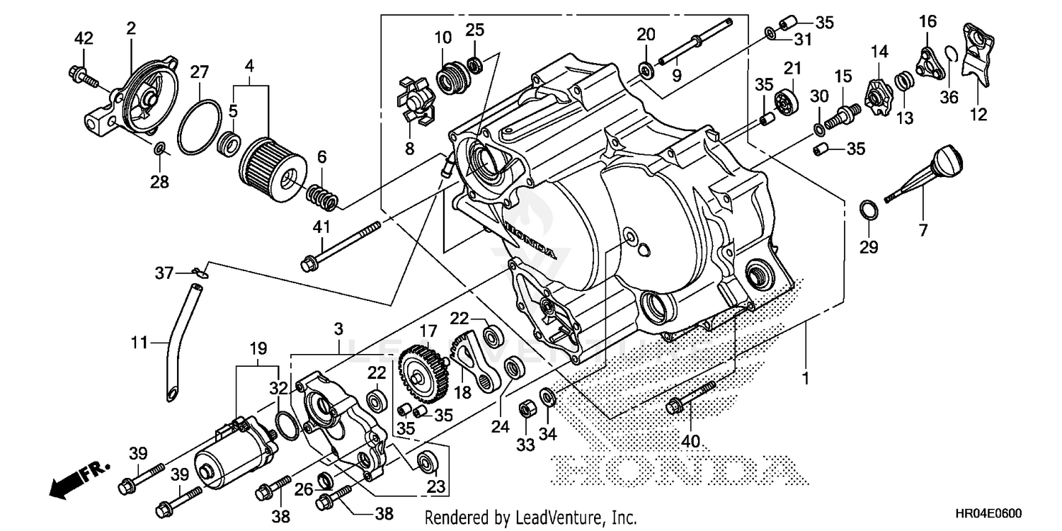 FRONT CRANKCASE COVER