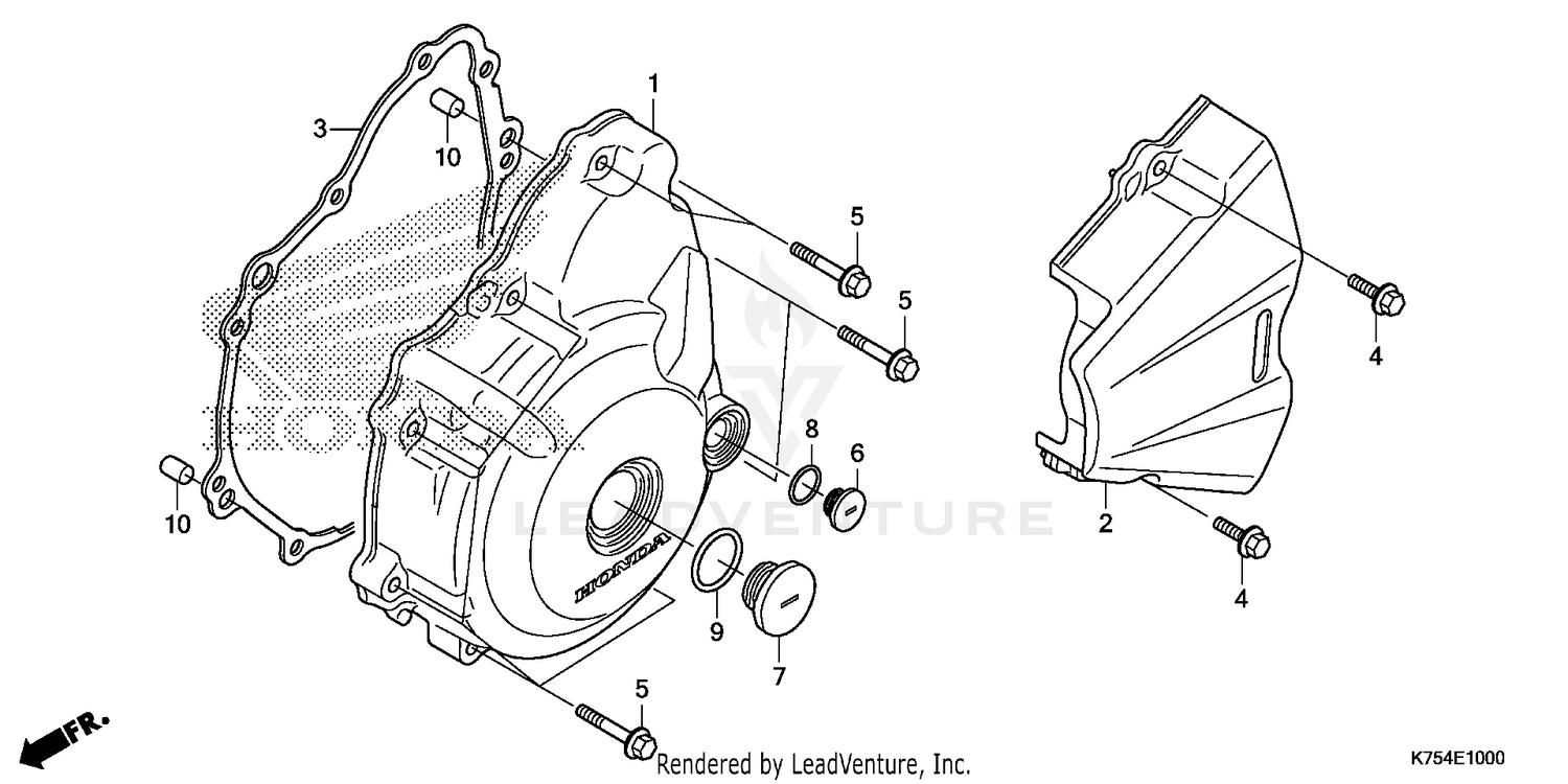 LEFT CRANKCASE COVER