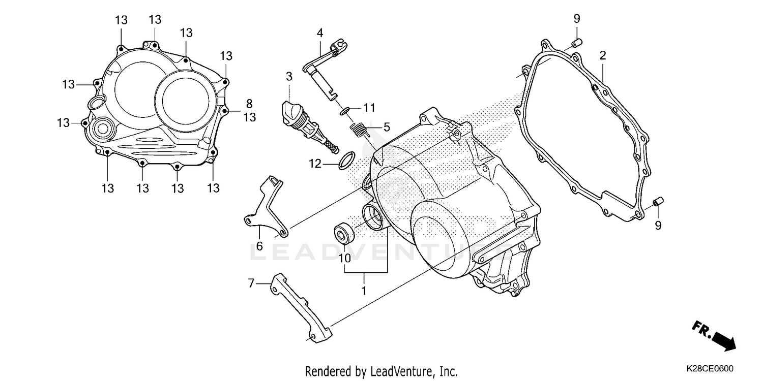RIGHT CRANKCASE COVER