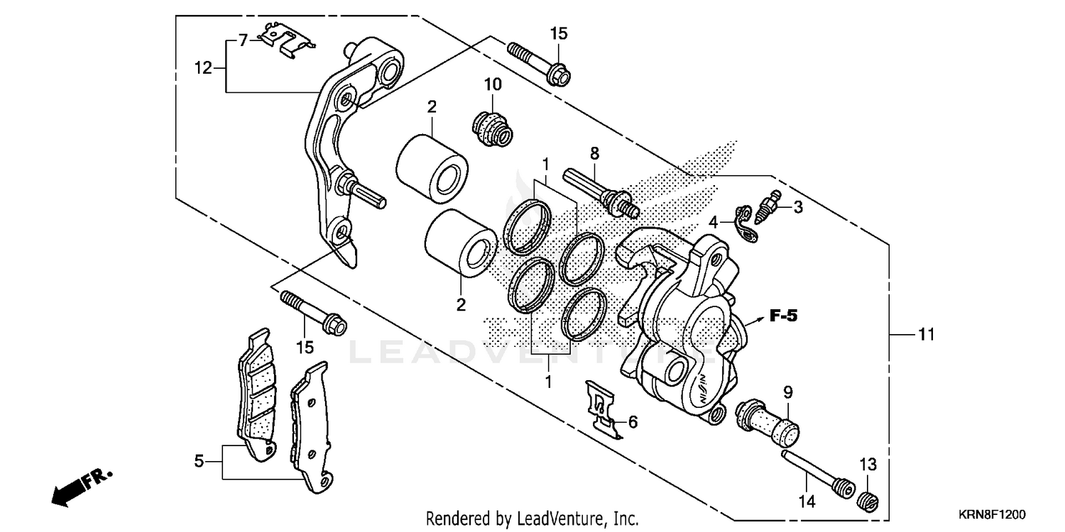 FRONT BRAKE CALIPER
