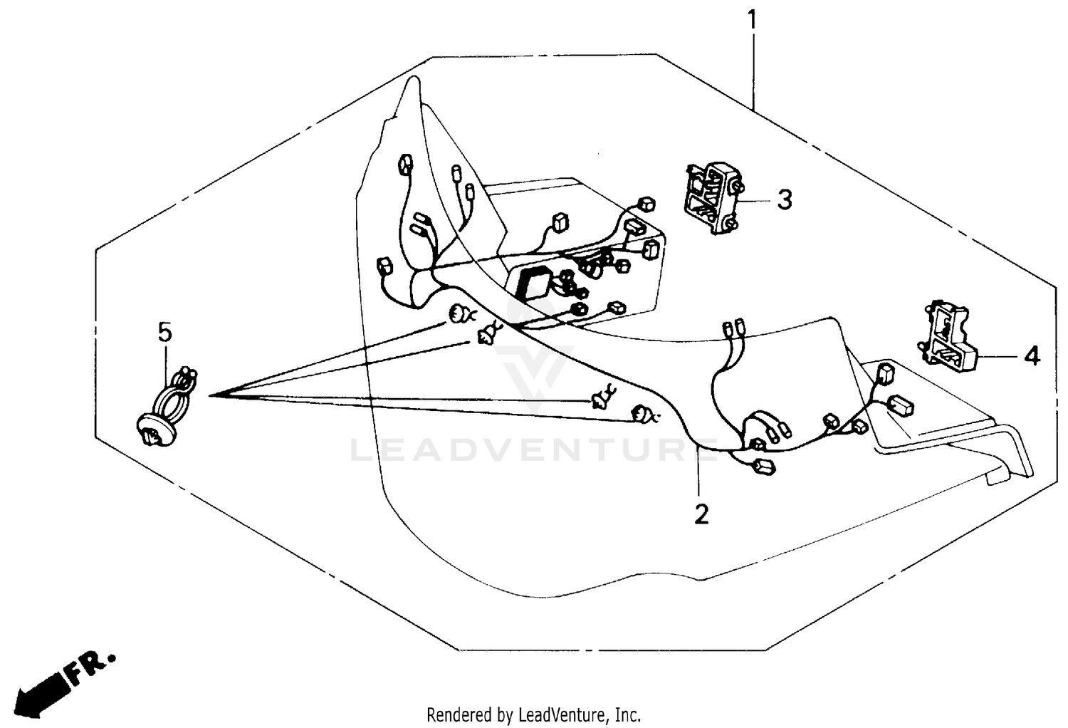 FAIRING HARNESS SET 90