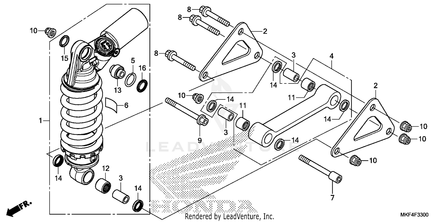 REAR SHOCK ABSORBER (1)
