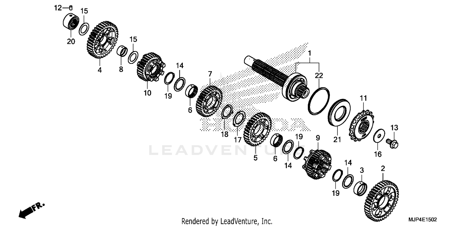 TRANSMISSION             (COUNTERSHAFT) (2)
