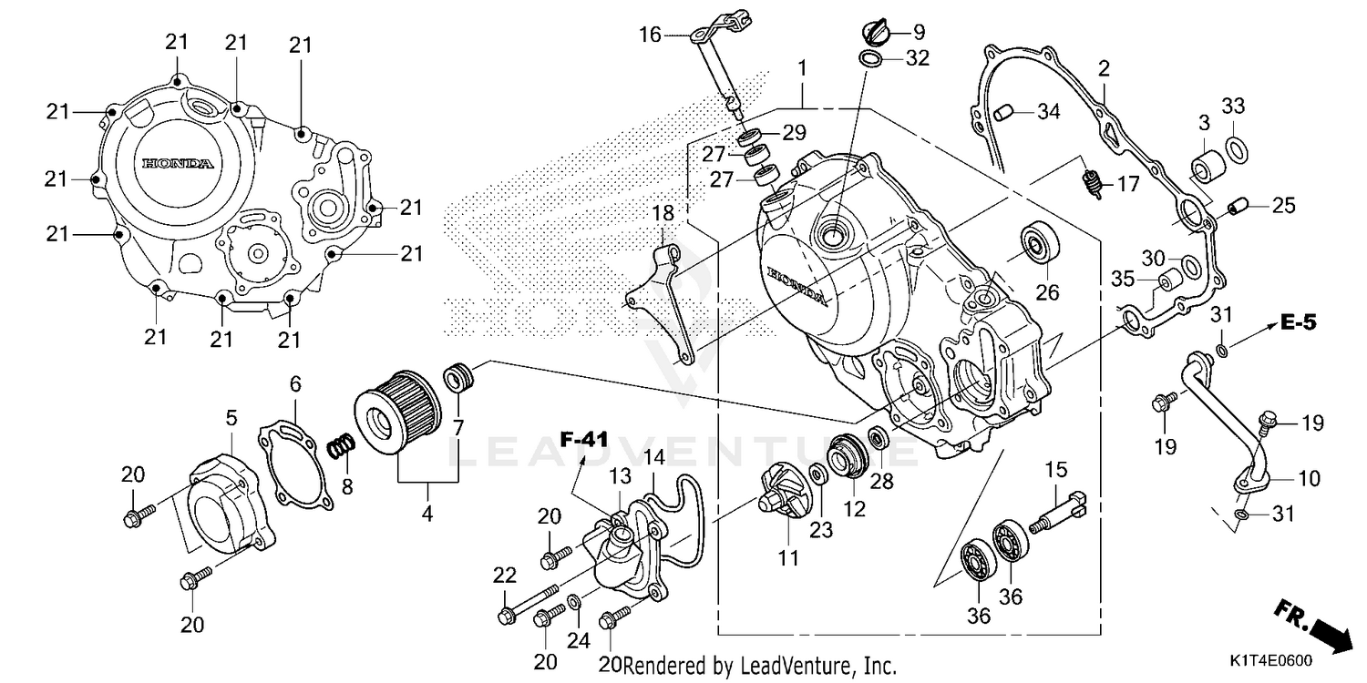 RIGHT CRANKCASE COVER