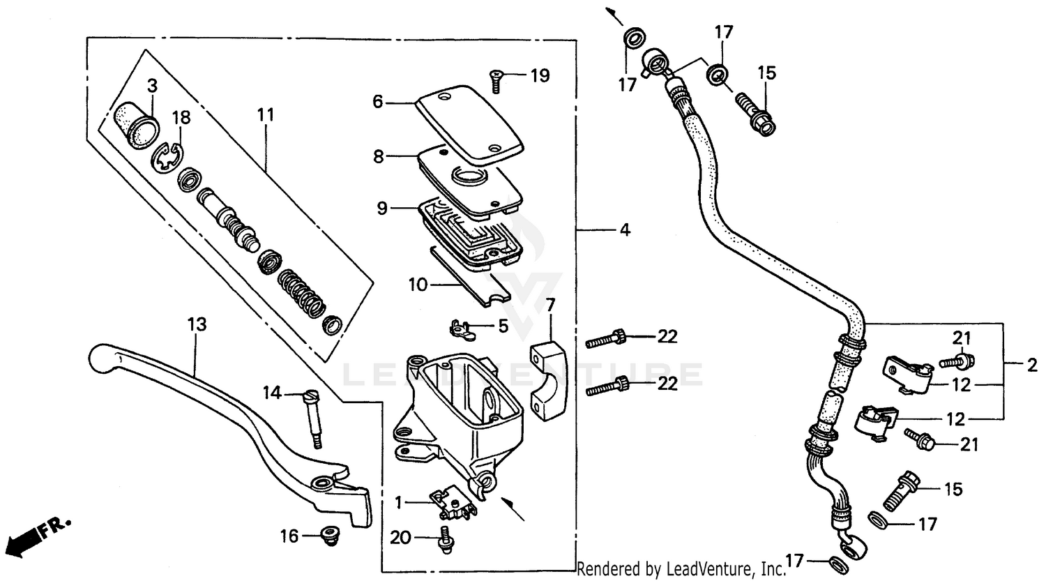 FRONT BRAKE MASTER CYLINDER