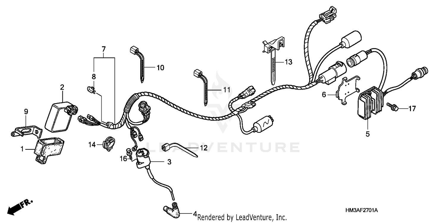WIRE HARNESS (TRX300EX'07-)