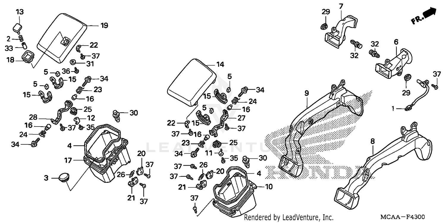 AIR DUCT (GL1800/A'05)