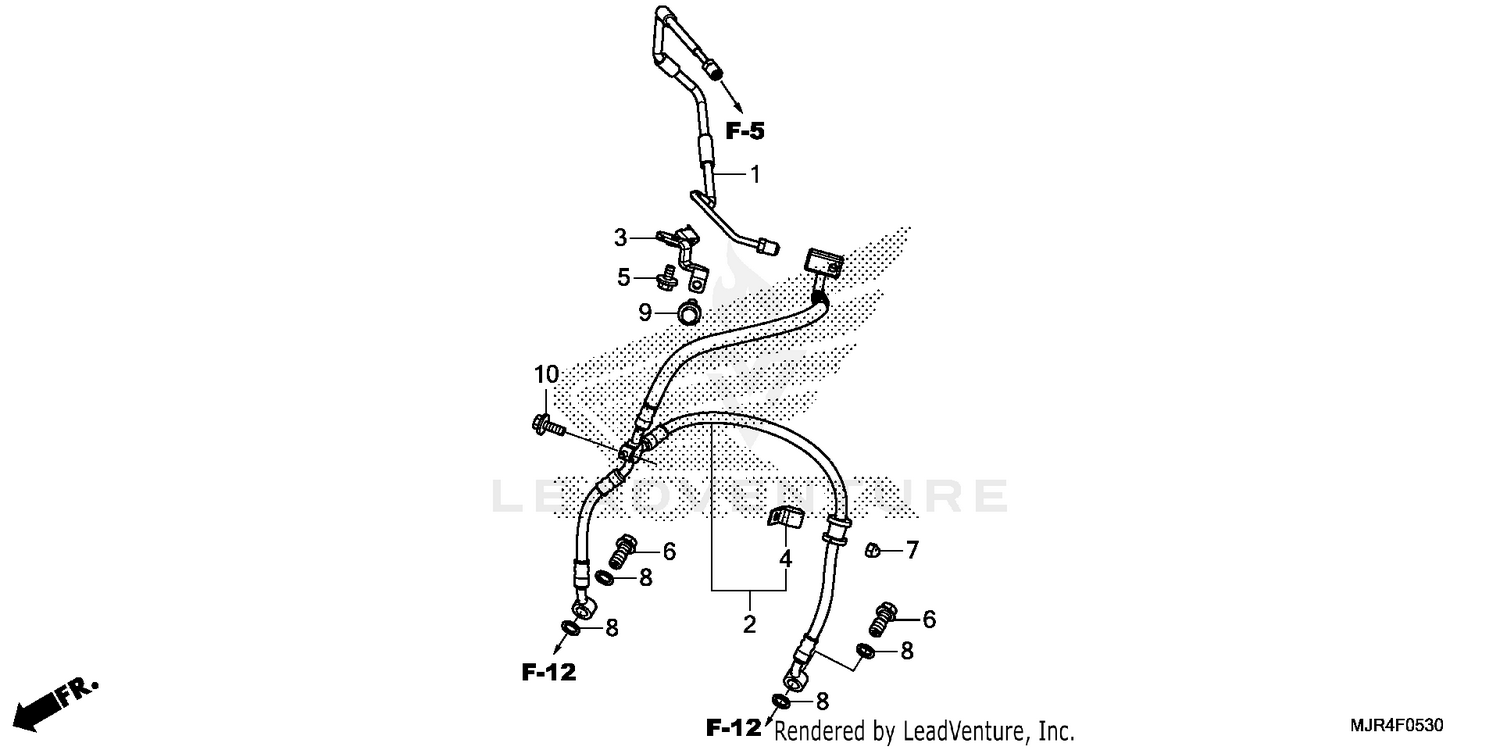 FRONT BRAKE HOSE (STD)
