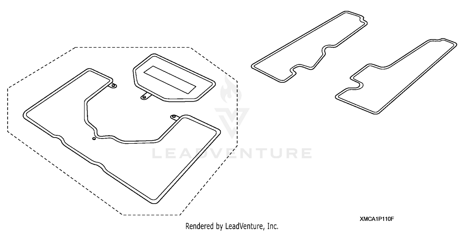 DELUXE SADDLEBAG TRUNK   MAT SET (2)