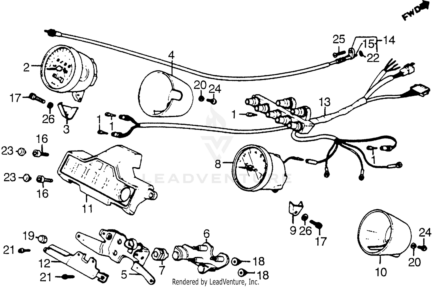 SPEEDOMETER + TACHOMETER