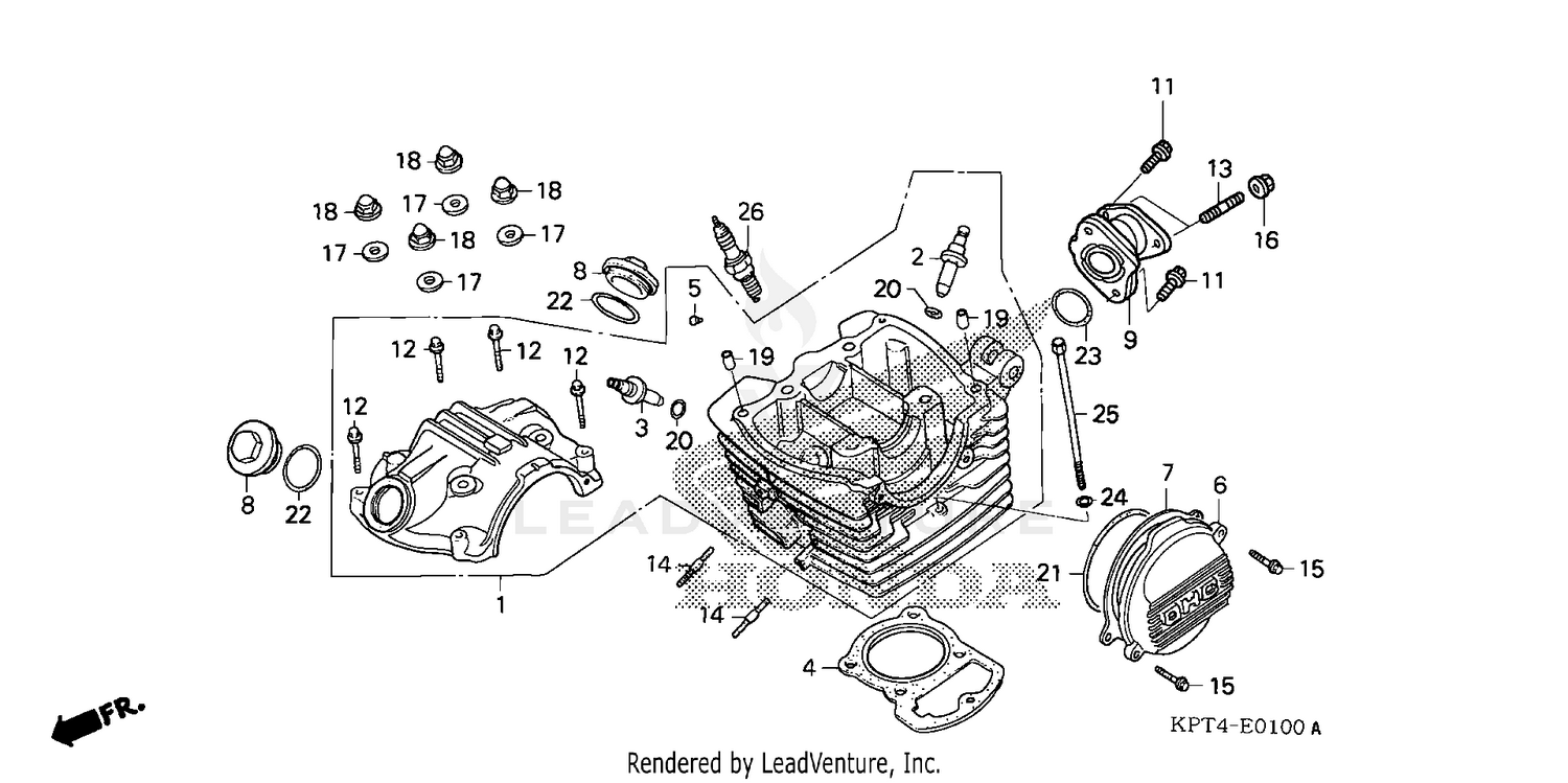 CYLINDER HEAD COVER + CYLINDER HEAD (1)