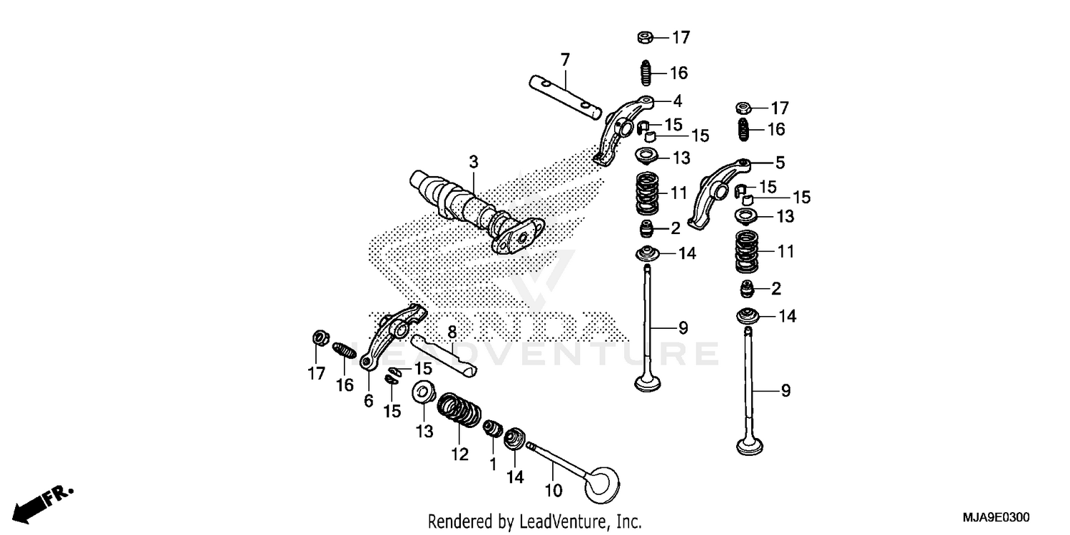 CAMSHAFT@VALVE (FR.)