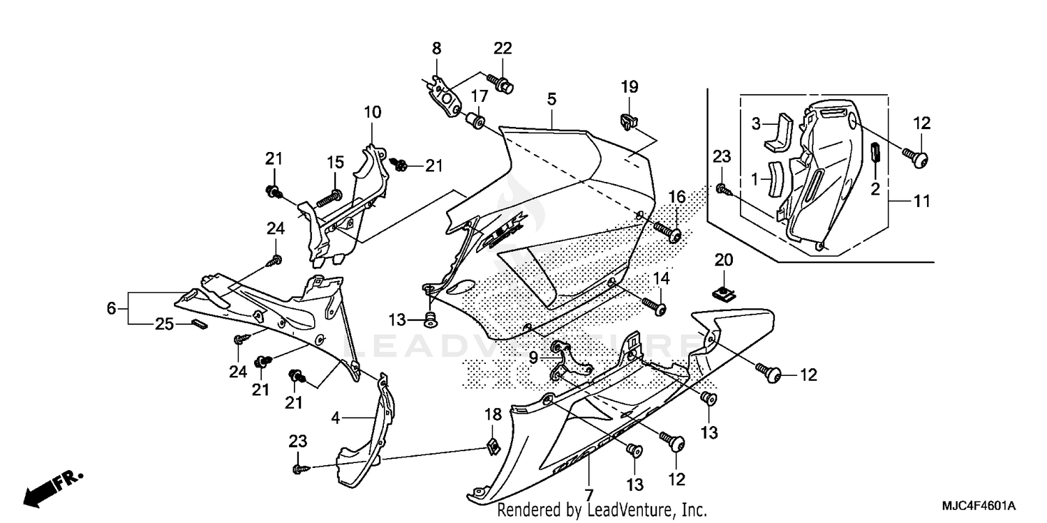 MIDDLE COWL@LOWER COWL   (L.)