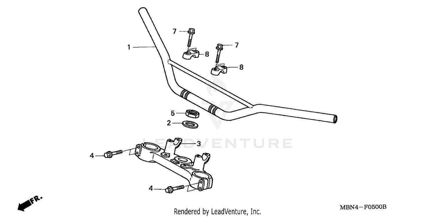 HANDLEBAR + TOP BRIDGE
