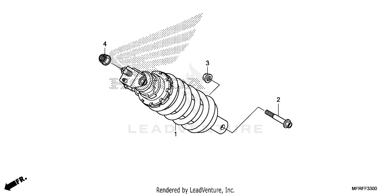 REAR SHOCK ABSORBER (1)