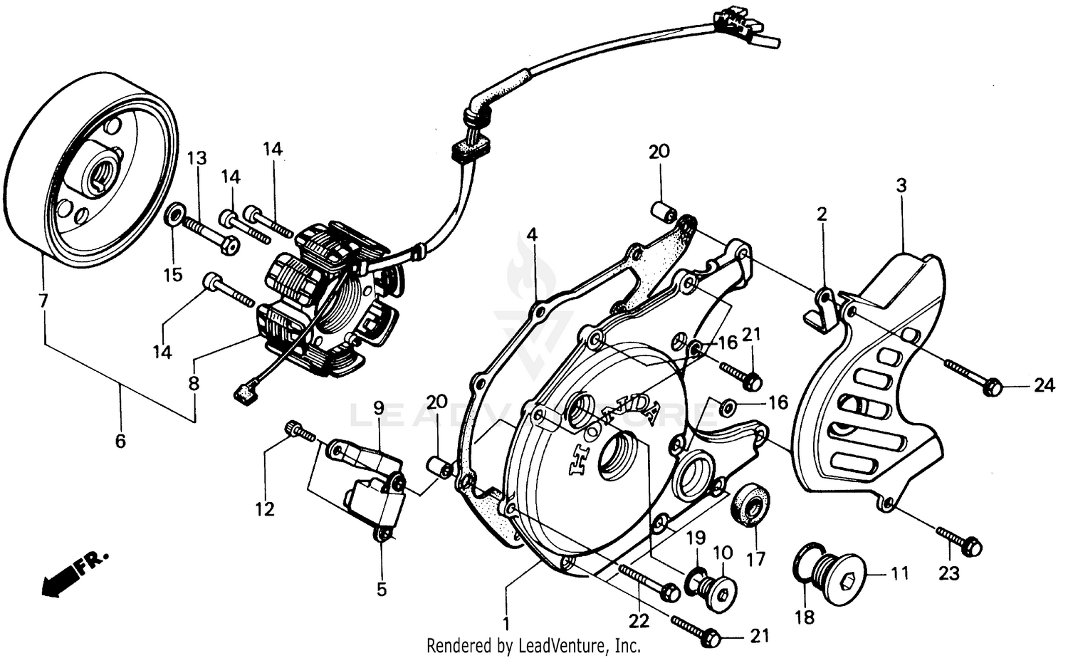 LEFT CRANKCASE COVER
