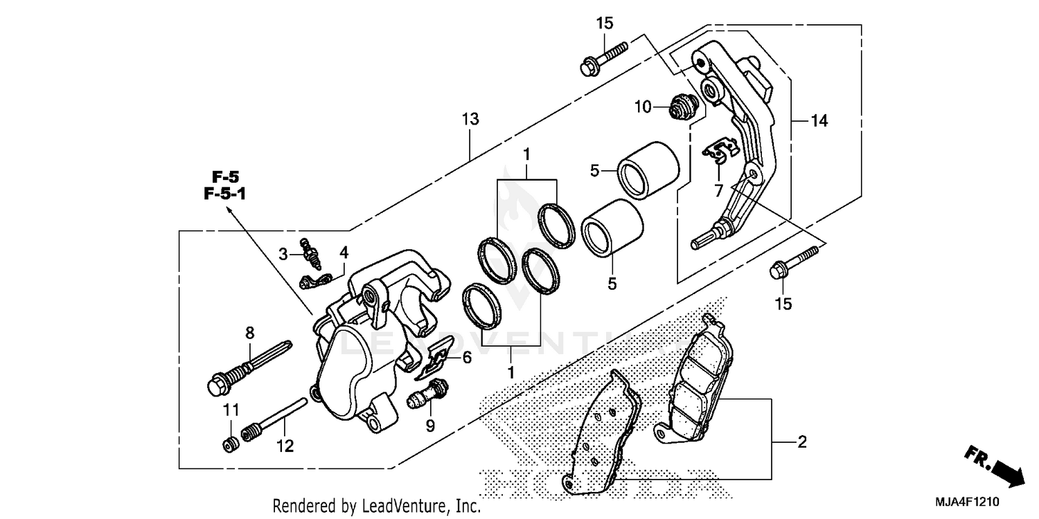 FRONT BRAKE CALIPER (1)