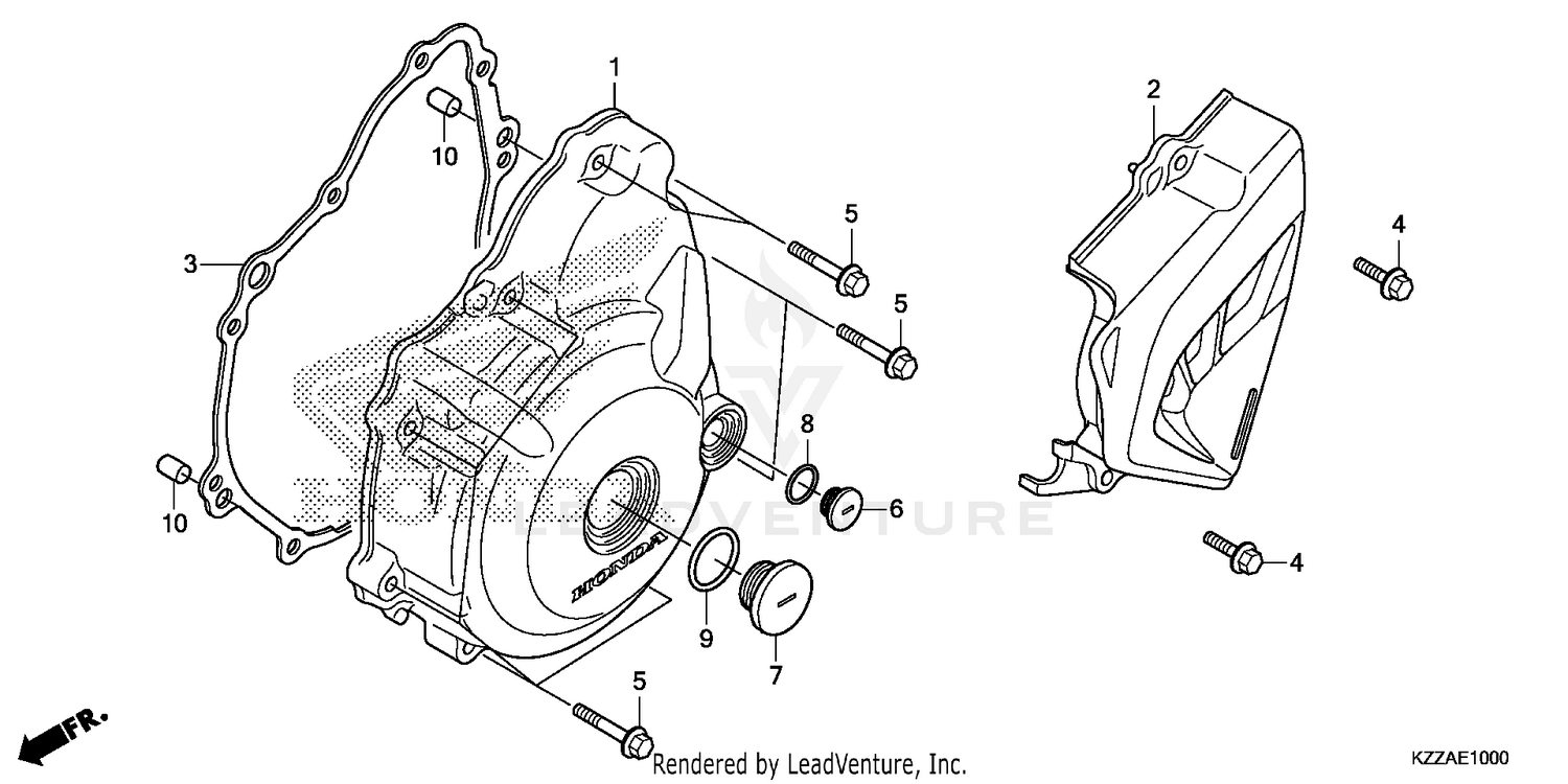 LEFT CRANKCASE COVER