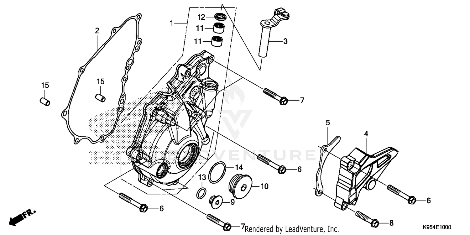 LEFT CRANKCASE COVER