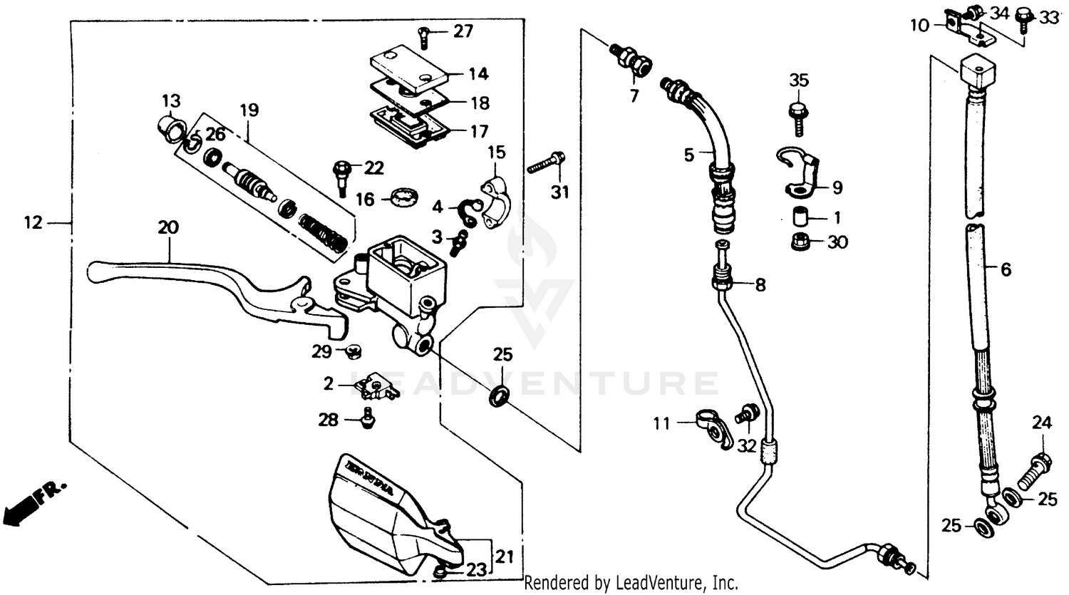 FRONT BRAKE MASTER CYLINDER