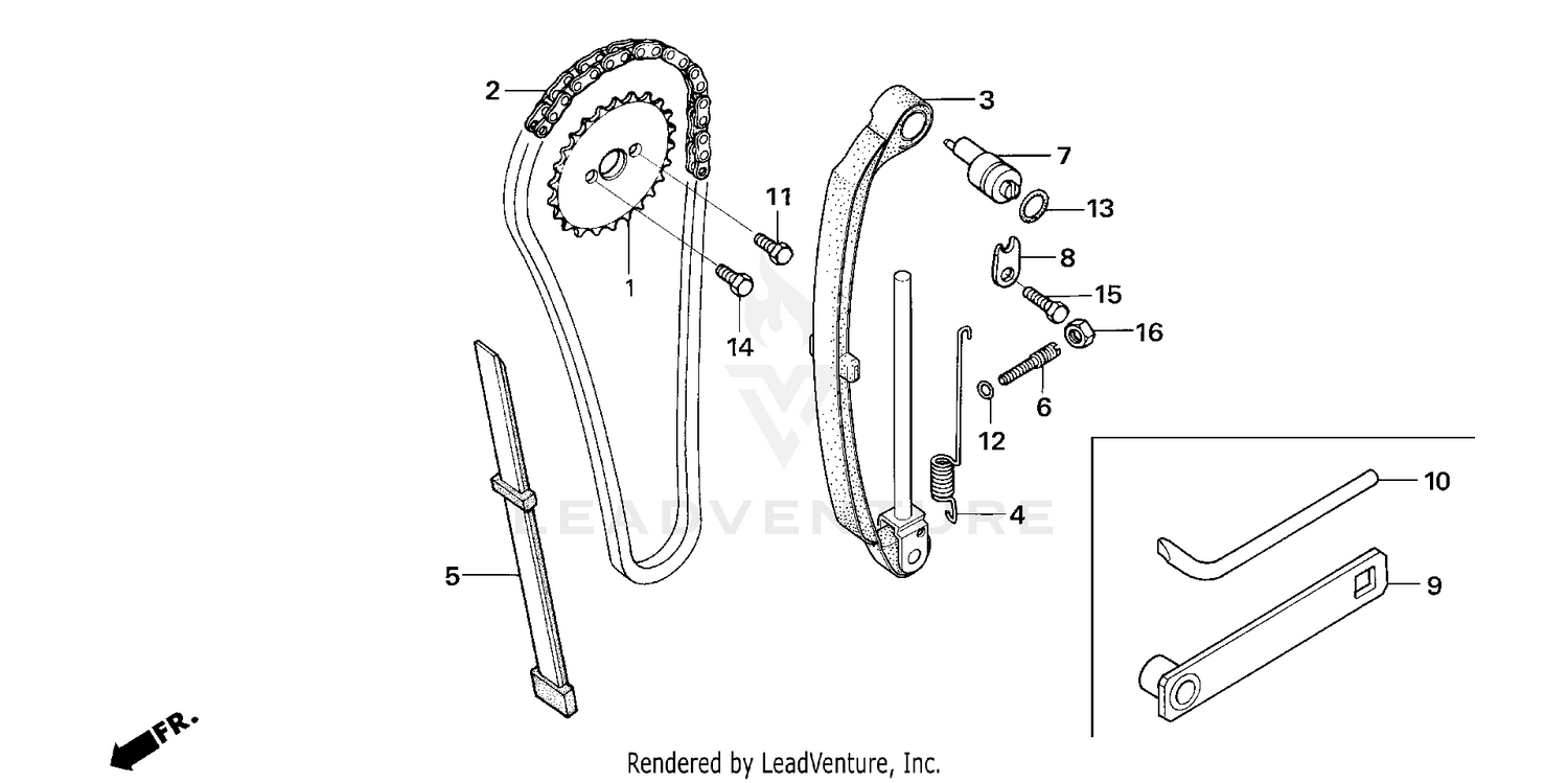 CAM CHAIN + TENSIONER