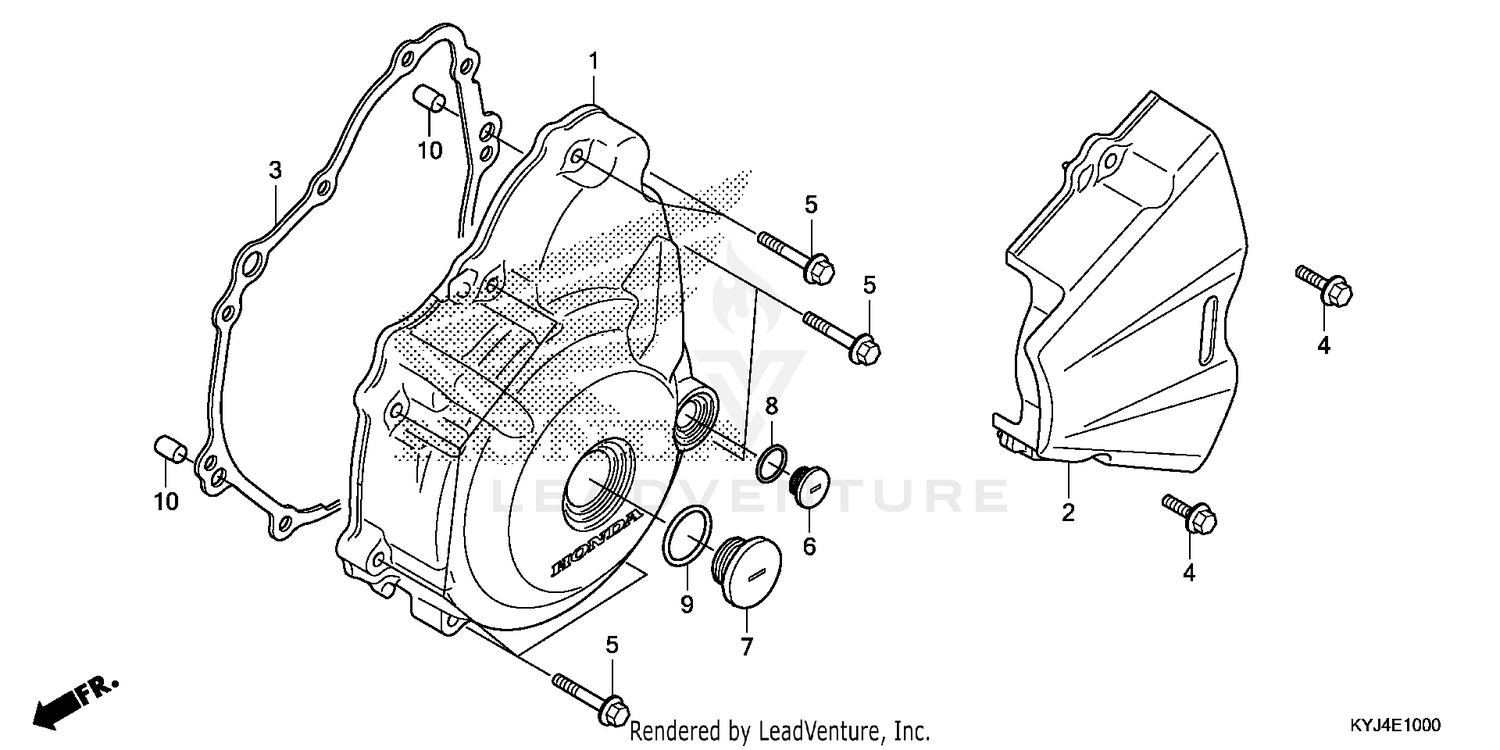 LEFT CRANKCASE COVER