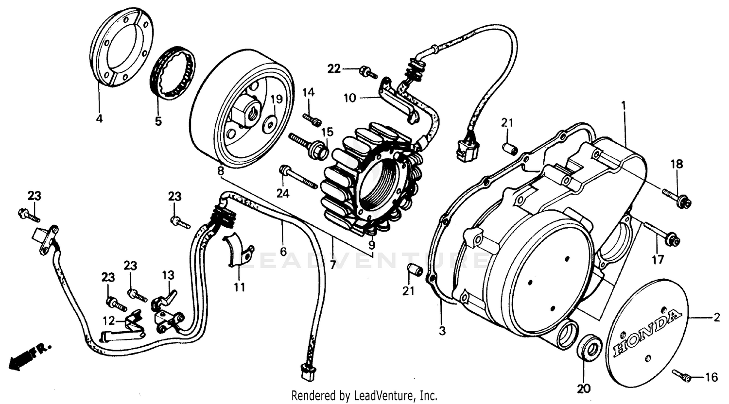 LEFT CRANKCASE COVER