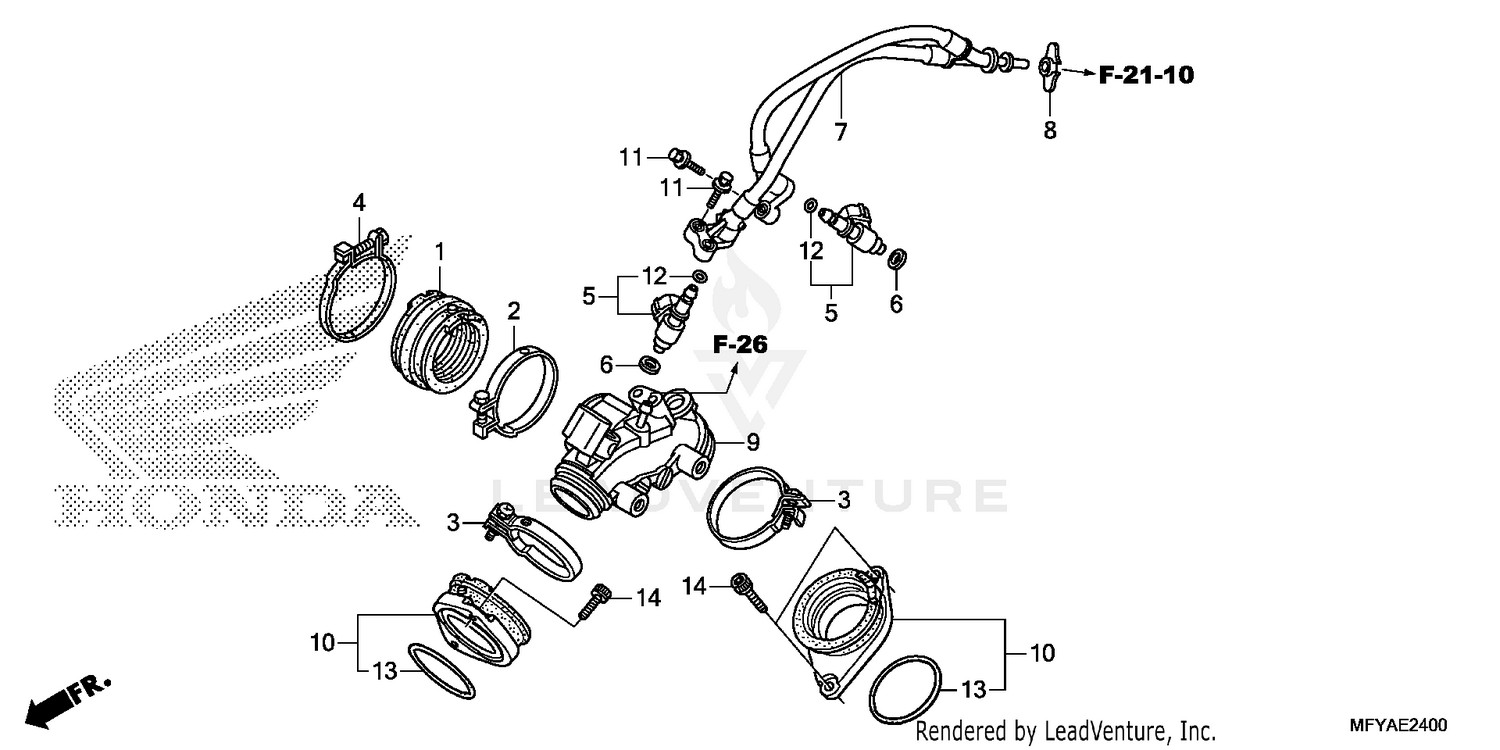 INTAKE MANIFOLD@INJECTOR
