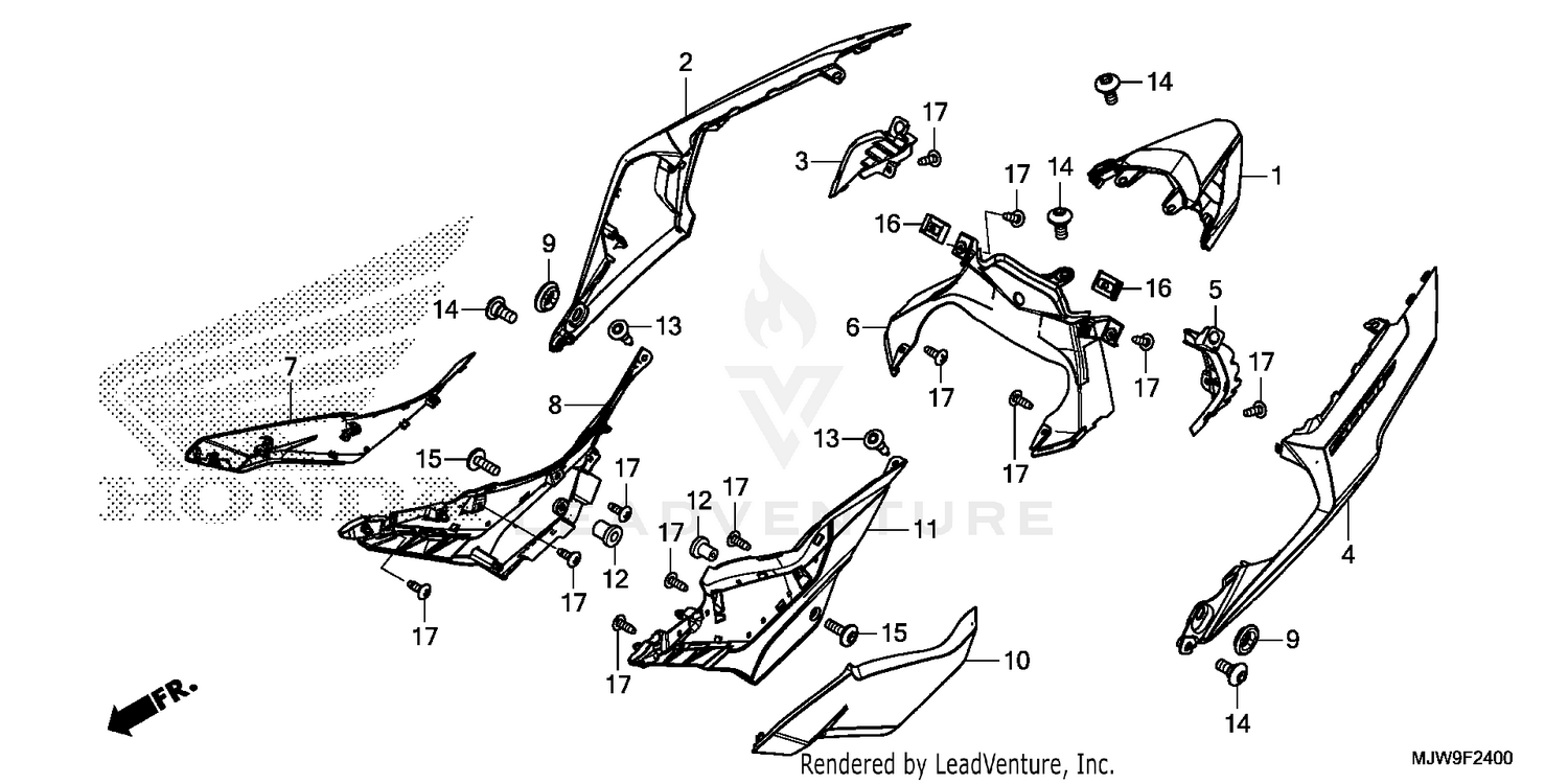 SIDE COVER@REAR COWL
